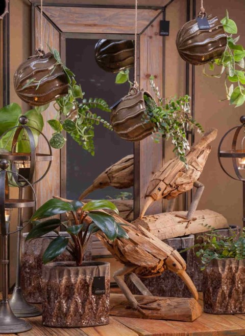 Ptak drewniany- hand made from recycling_Aluro Ptak drewniany- hand made from recycling_Aluro