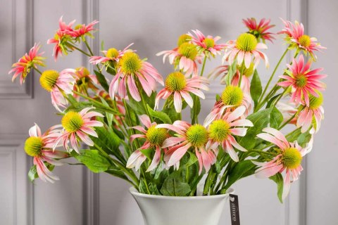 Roślina sztuczna-rudbekia różowa_Aluro Roślina sztuczna-rudbekia różowa_Aluro