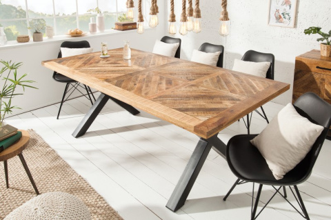 Stół infinity home 160 cm natur mango Stół infinity home 160 cm natur mango